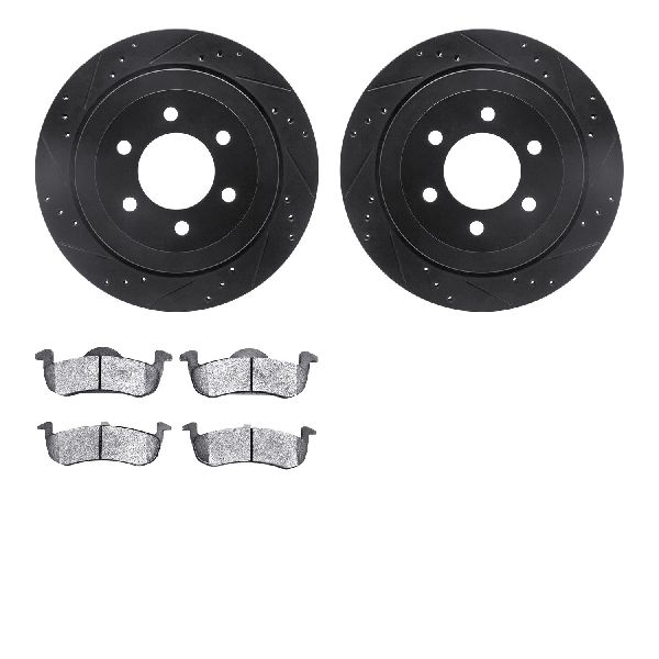 2013-2017 Lincoln Navigator Disc Brake Kit - Rear (Dynamic Friction)