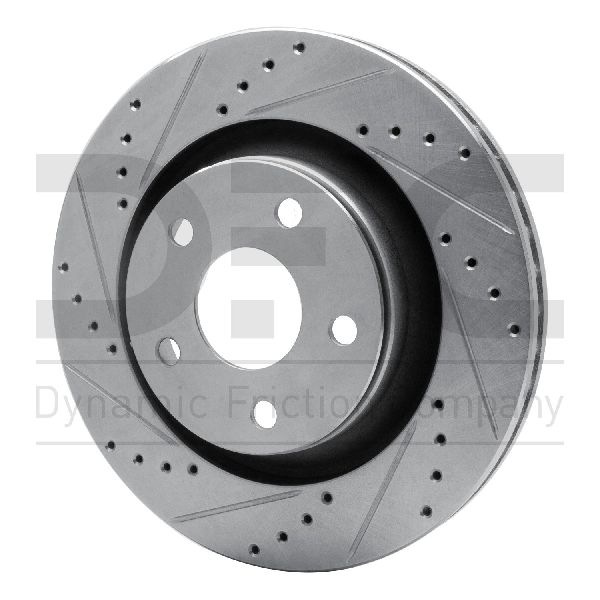 2012-2018 Jeep Wrangler Disc Brake Rotor - Front Left (Dynamic Friction)