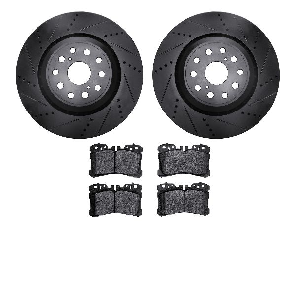 2008-2016 Lexus LS600h Disc Brake Kit - Front (Dynamic Friction)