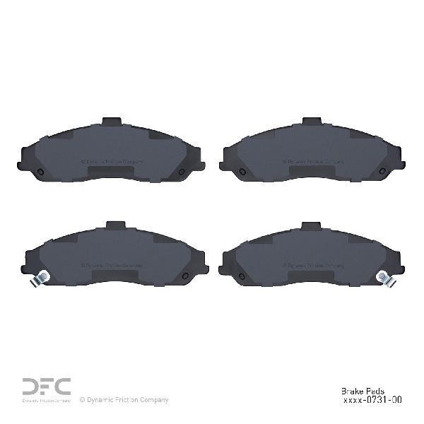 2004-2009 Cadillac XLR Disc Brake Pad Set - Front (Dynamic Friction)
