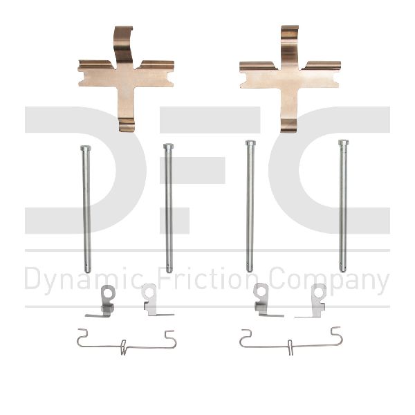 1993-1998 Toyota Supra Disc Brake Hardware Kit - Front (Dynamic Friction)