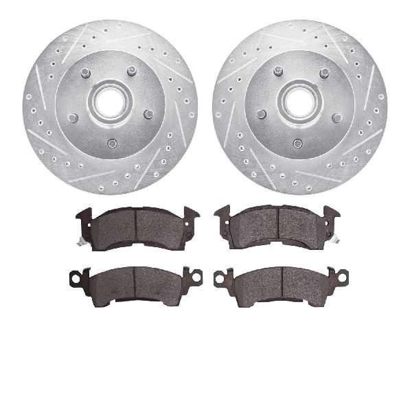 1972-1976 Cadillac DeVille Disc Brake Kit - Front (Dynamic Friction)