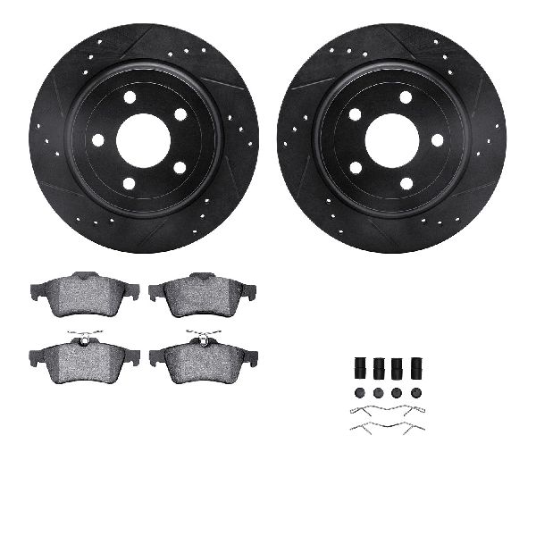 2008-2010 Chevrolet Cobalt Disc Brake Kit - Rear (Dynamic Friction)