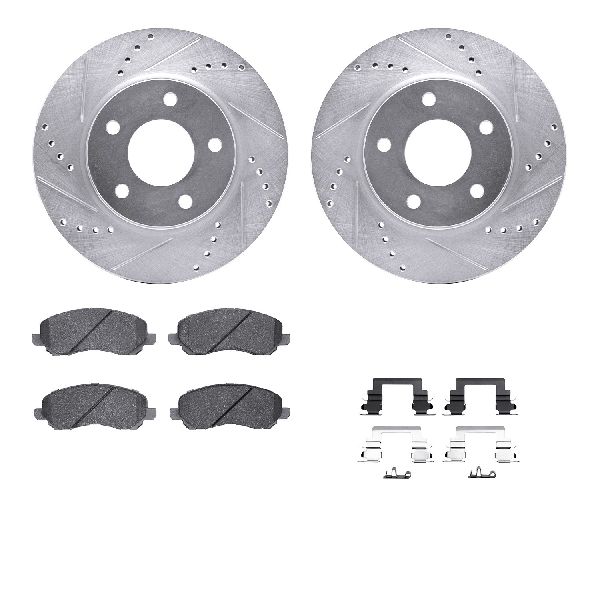 2008-2017 Mitsubishi Lancer Disc Brake Kit - Front (Dynamic Friction)