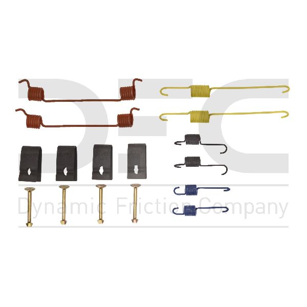 1988-1993 Ford Festiva Drum Brake Hardware Kit - Rear (Dynamic Friction)