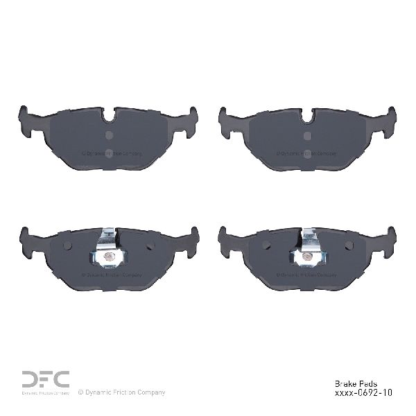1996-2000 BMW 528i Disc Brake Pad Set - Rear (Dynamic Friction)