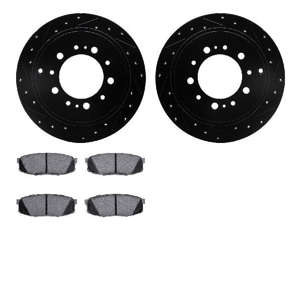 2008-2022 Toyota Sequoia Disc Brake Kit - Rear (Dynamic Friction)