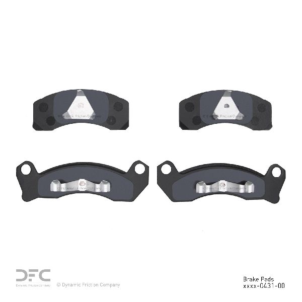 1987-1993 Ford Mustang Disc Brake Pad Set - Front (Dynamic Friction)