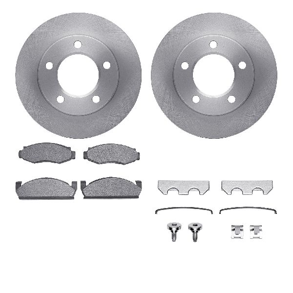 1978-1979 Jeep CJ7 Disc Brake Kit - Front (Dynamic Friction)