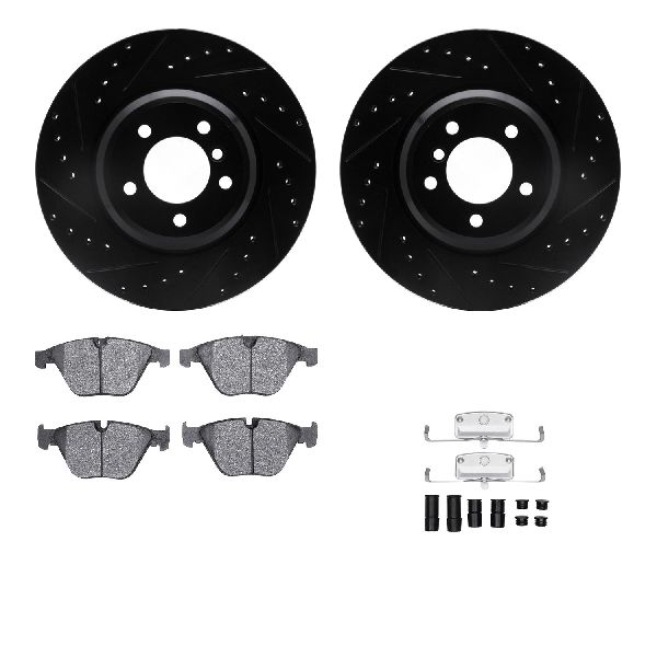 2013-2015 BMW X1 Disc Brake Kit - Front (Dynamic Friction)