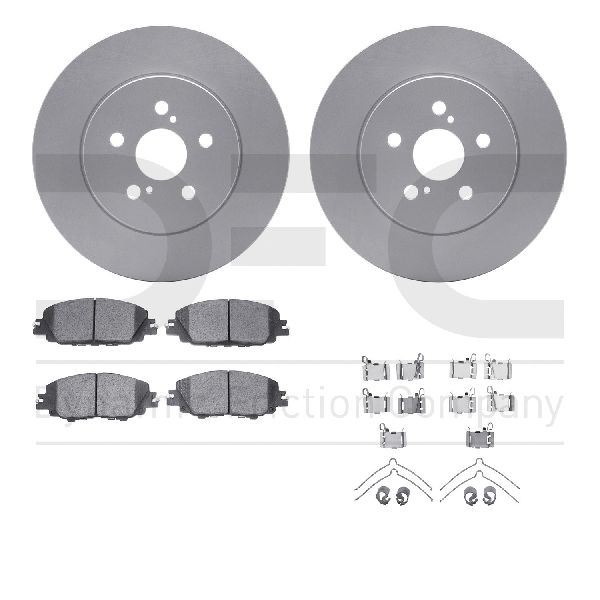 2020-2024 Toyota Prius Prime Disc Brake Kit - Front (Dynamic Friction)