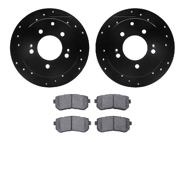 2010-2013 Kia Forte Koup Disc Brake Kit - Rear (Dynamic Friction)
