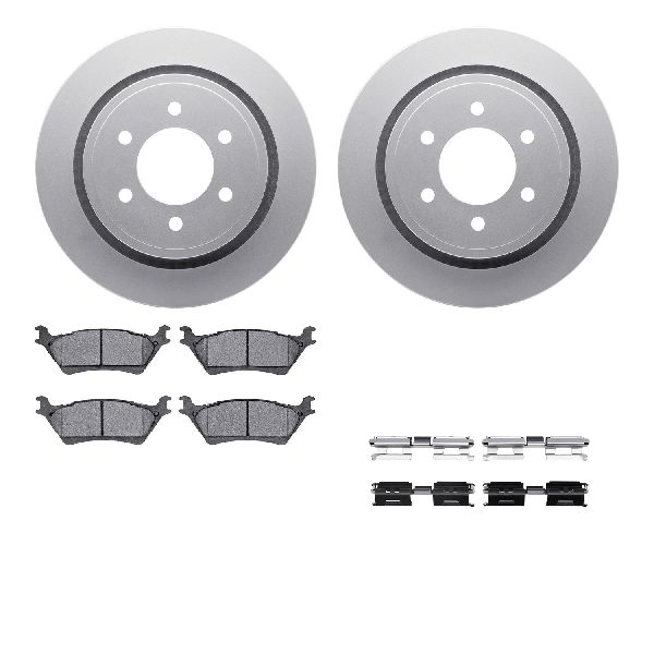2012-2014 Lincoln Mark LT Disc Brake Kit - Rear (Dynamic Friction)