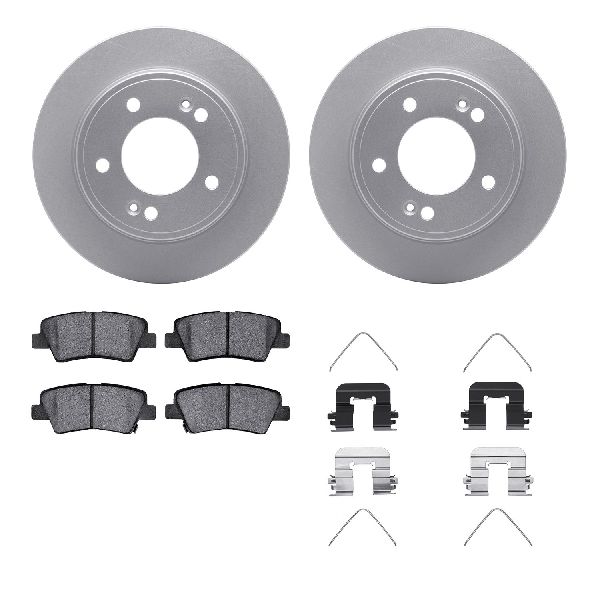 2012-2017 Hyundai Veloster Disc Brake Kit - Rear (Dynamic Friction)