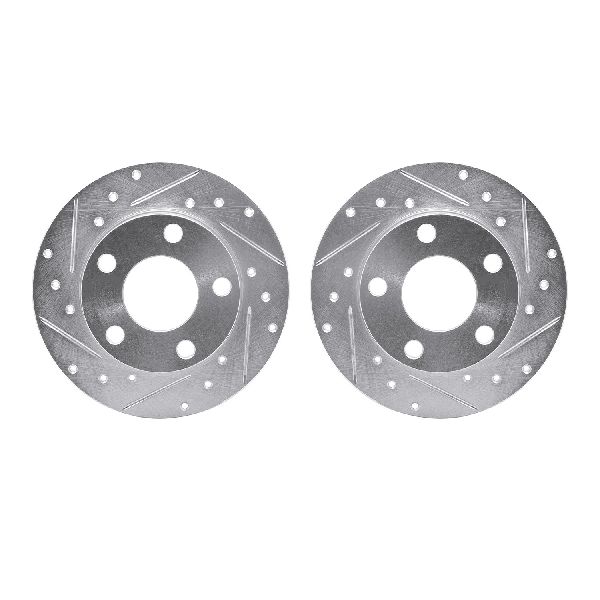 1997-2000 Audi A8 Disc Brake Rotor Set - Rear (Dynamic Friction)