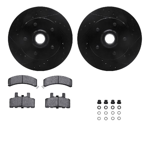 1995-1997 Chevrolet Tahoe Disc Brake Kit - Front (Dynamic Friction)