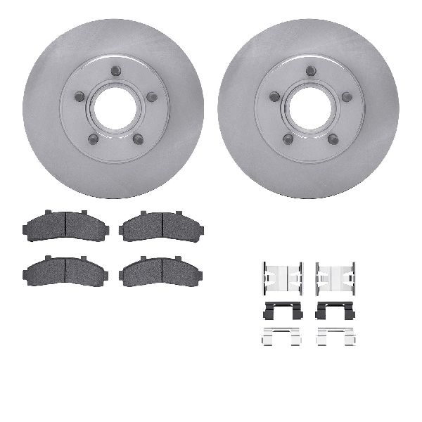 1995-1996 Mazda B2300 Disc Brake Kit - Front (Dynamic Friction)