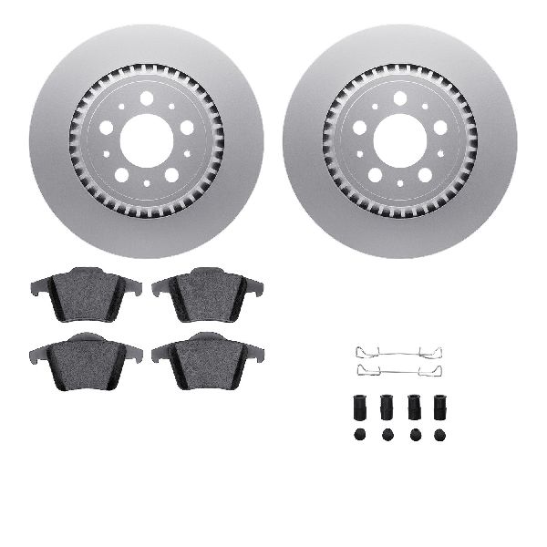 2003-2014 Volvo XC90 Disc Brake Kit - Rear (Dynamic Friction)