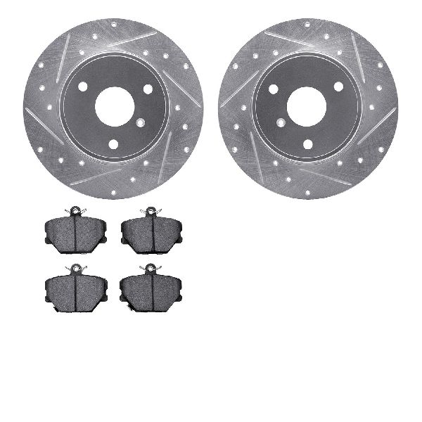 2005-2015 Smart Fortwo Disc Brake Kit - Front (Dynamic Friction)