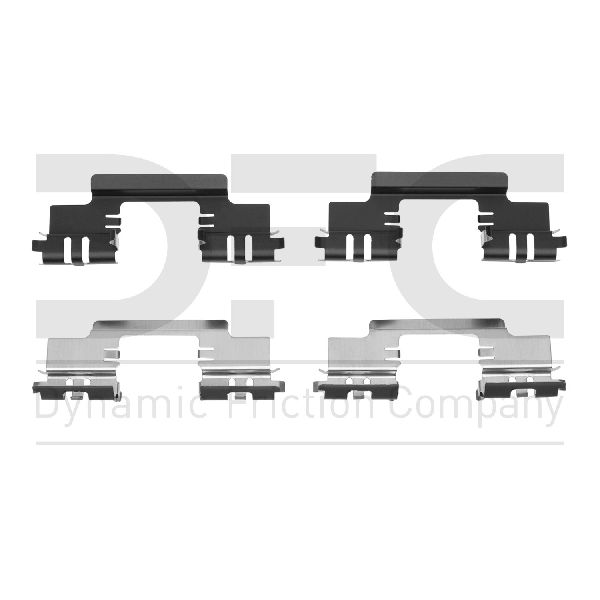 2007-2013 Chevrolet Avalanche Disc Brake Hardware Kit - Rear (Dynamic Friction)