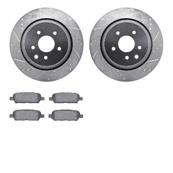 2008-2013 INFINITI G37 Disc Brake Kit - Rear (Dynamic Friction)