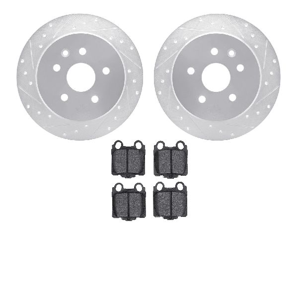 1998-2000 Lexus GS400 Disc Brake Kit - Rear (Dynamic Friction)