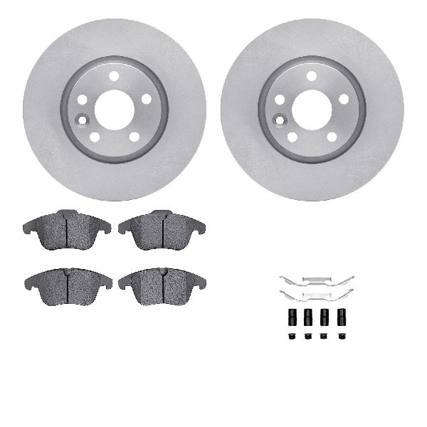 2007-2016 Volvo S80 Disc Brake Kit - Front (Dynamic Friction)