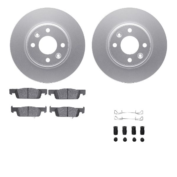 2016-2018 Smart Fortwo Disc Brake Kit - Front (Dynamic Friction)