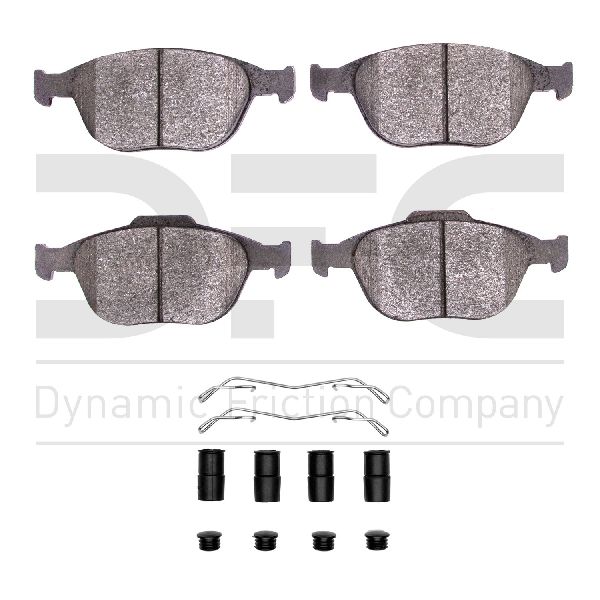 2010-2013 Ford Transit Connect Disc Brake Pad Set - Front (Dynamic Friction)