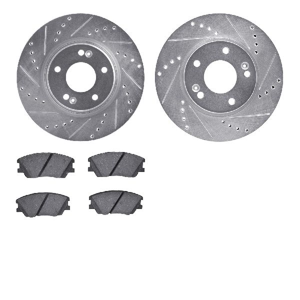 2021-2022 Kia Soul Disc Brake Kit - Front (Dynamic Friction)