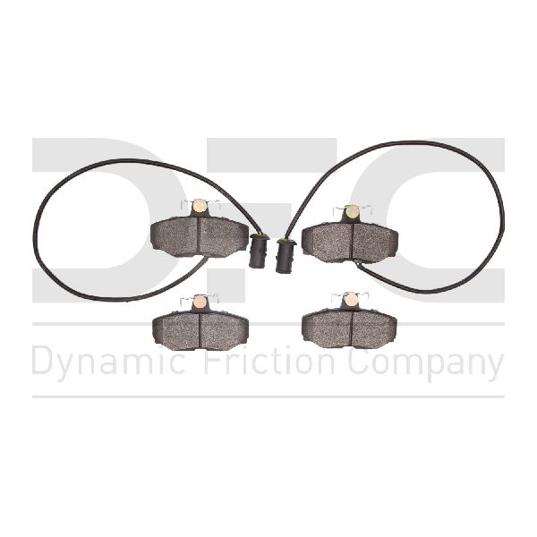 1986-1987 Jaguar Vanden Plas Disc Brake Pad Set - Rear (Dynamic Friction)