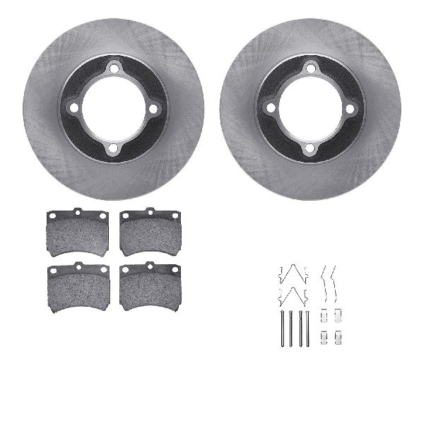 1988-1993 Ford Festiva Disc Brake Kit - Front (Dynamic Friction)