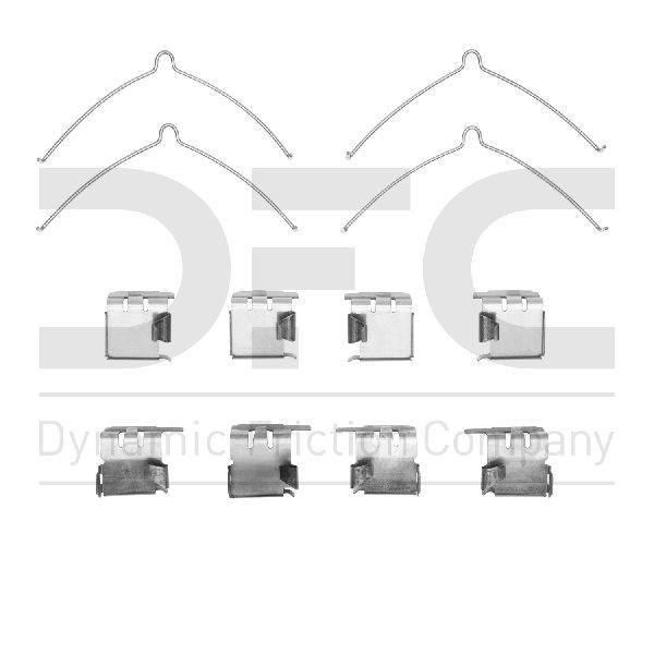 1997-2001 Toyota Camry Disc Brake Hardware Kit - Front (Dynamic Friction)