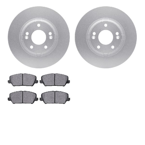 2014-2017 Kia Forte Koup Disc Brake Kit - Front (Dynamic Friction)