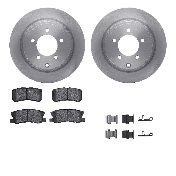 2008-2013 Mitsubishi Outlander Disc Brake Kit - Rear (Dynamic Friction)
