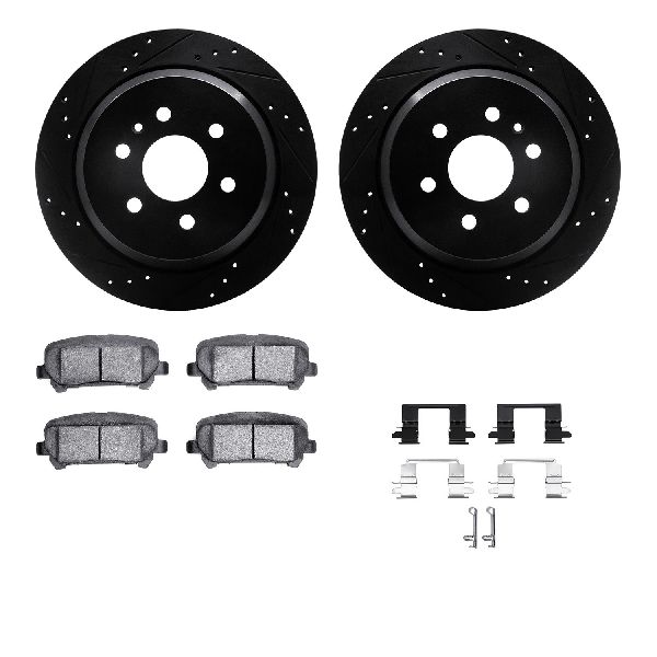 2015-2020 GMC Canyon Disc Brake Kit - Rear (Dynamic Friction)