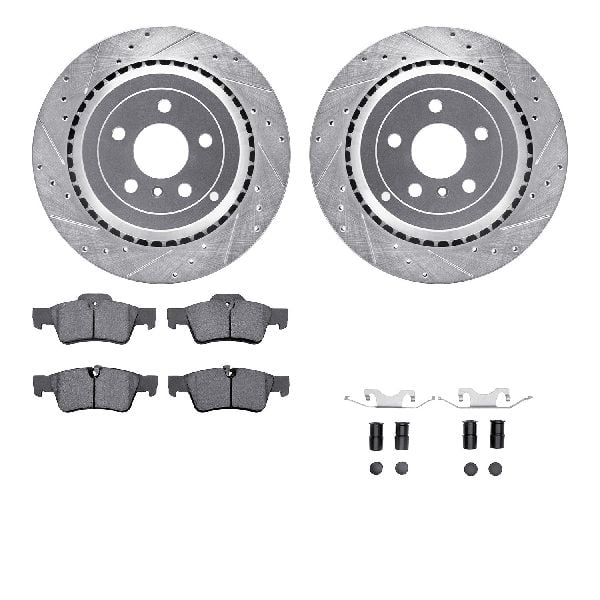 2008-2011 Mercedes-Benz ML350 Disc Brake Kit - Rear (Dynamic Friction)