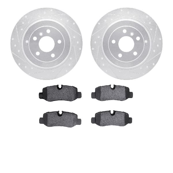 2006-2011 Mercedes-Benz ML350 Disc Brake Kit - Rear (Dynamic Friction)