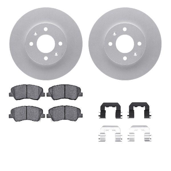 2012-2017 Hyundai Accent Disc Brake Kit - Front (Dynamic Friction)