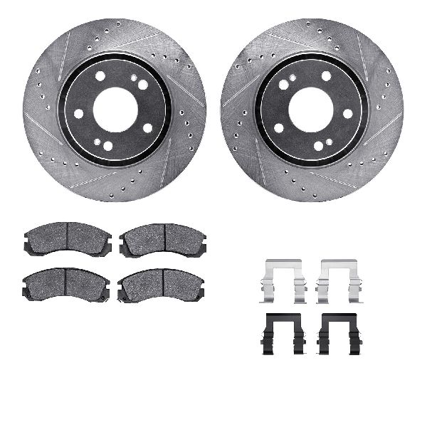 2009-2015 Mitsubishi Lancer Disc Brake Kit - Front (Dynamic Friction)