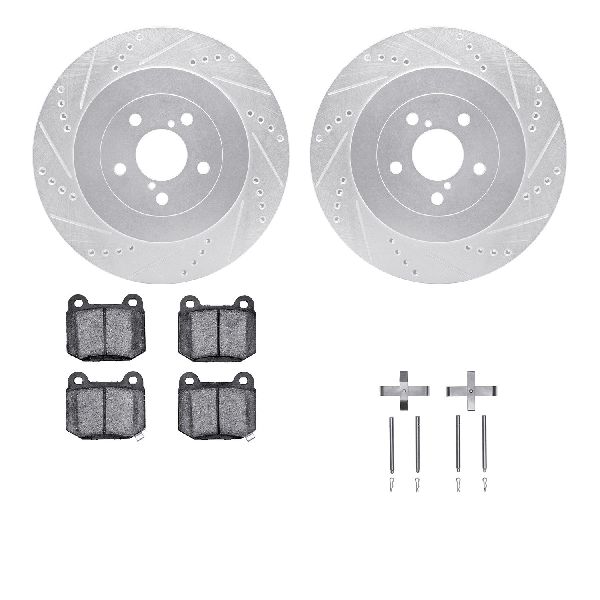 2004 Subaru Impreza Disc Brake Kit - Rear (Dynamic Friction)