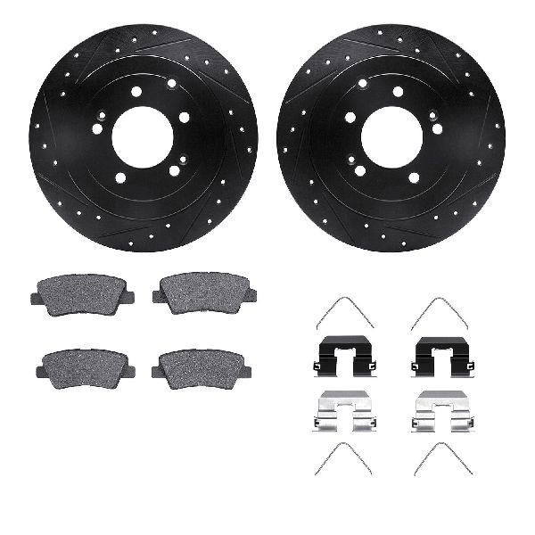 2016-2021 Hyundai Tucson Disc Brake Kit - Rear (Dynamic Friction)