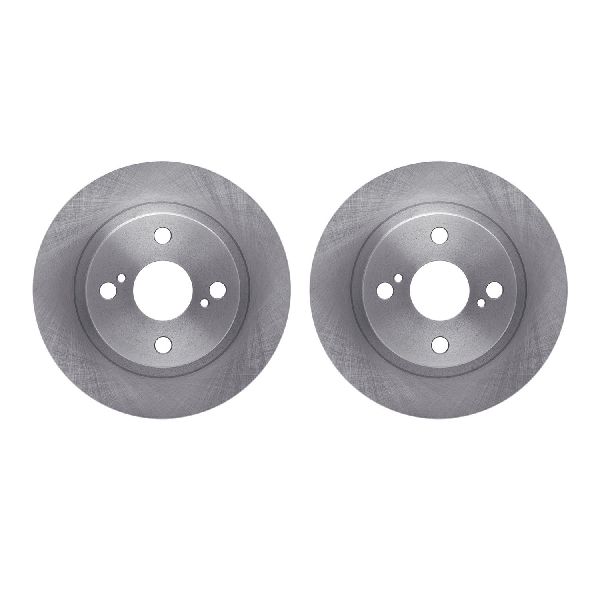 1989-1992 Geo Prizm Disc Brake Rotor Set - Rear (Dynamic Friction)