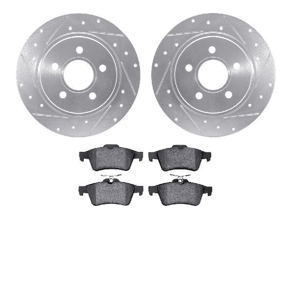 2004-2011 Volvo S40 Disc Brake Kit - Rear (Dynamic Friction)