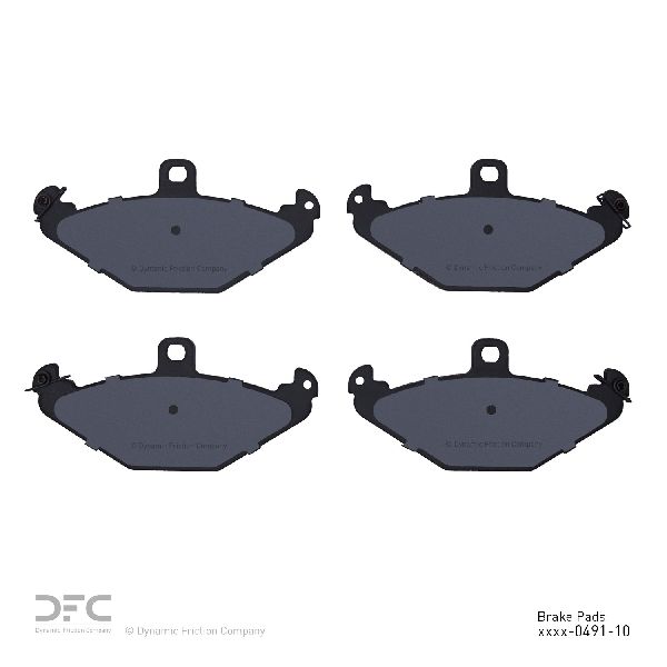 2005-2011 Lotus Elise Disc Brake Pad Set - Rear (Dynamic Friction)