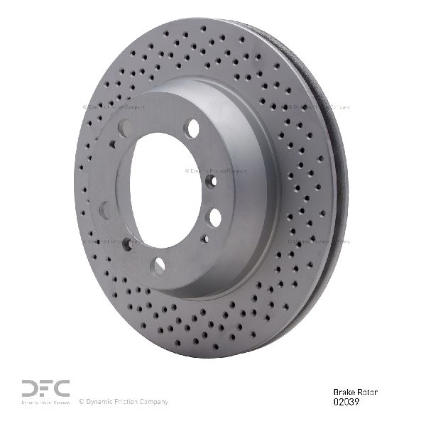 2000-2008 Porsche Boxster Disc Brake Rotor - Rear (Dynamic Friction)