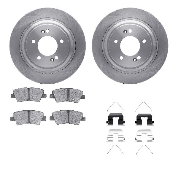 2017-2020 Kia Cadenza Disc Brake Kit - Rear (Dynamic Friction)