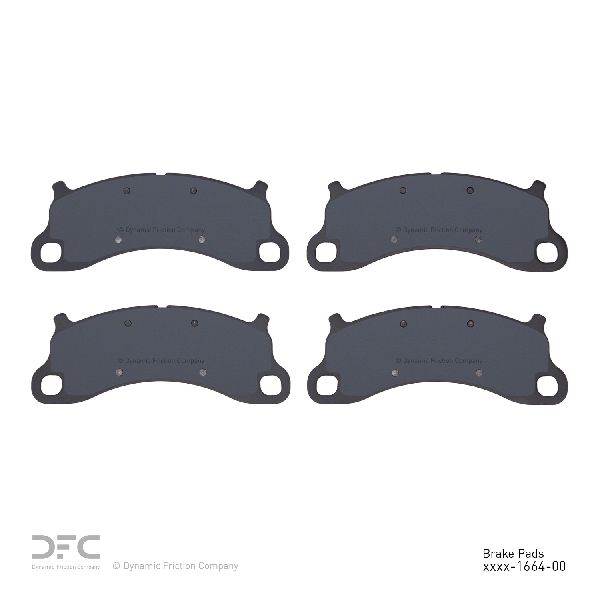 2016 Porsche Boxster Disc Brake Pad Set - Front (Dynamic Friction)