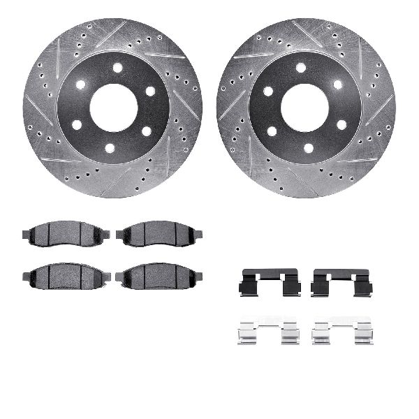 2004-2005 Nissan TITAN Disc Brake Kit - Front (Dynamic Friction)