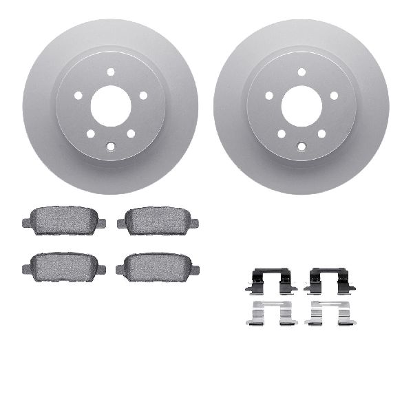 2008-2012 INFINITI EX35 Disc Brake Kit - Rear (Dynamic Friction)